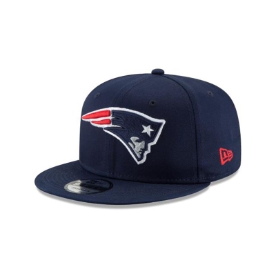 Blue New England Patriots Hat - New Era NFL Basic 9FIFTY Snapback Caps USA5467298